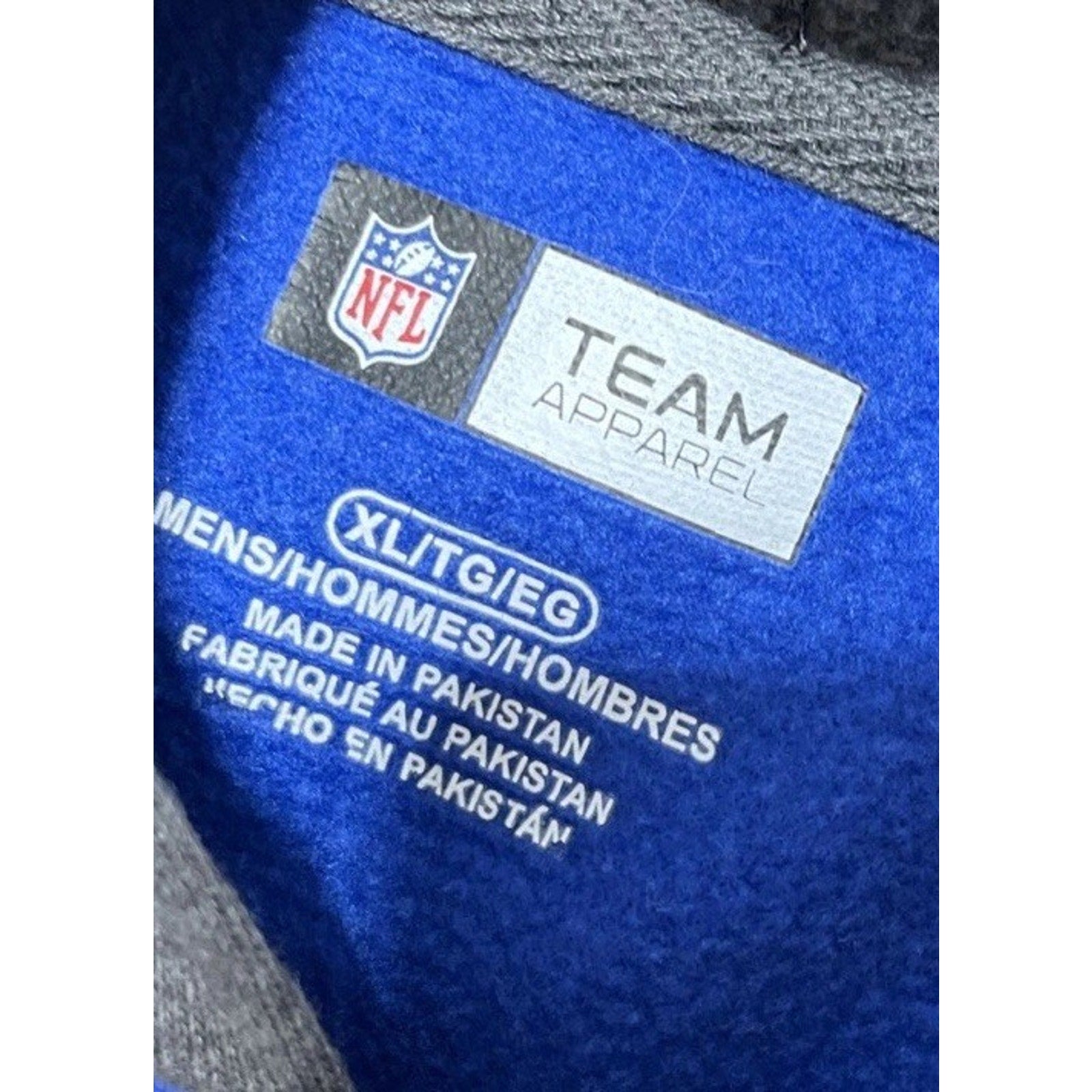 NFL Indianapolis Colts Spellout Pullover Hoodie Blue Mens XL 2019 Flaw