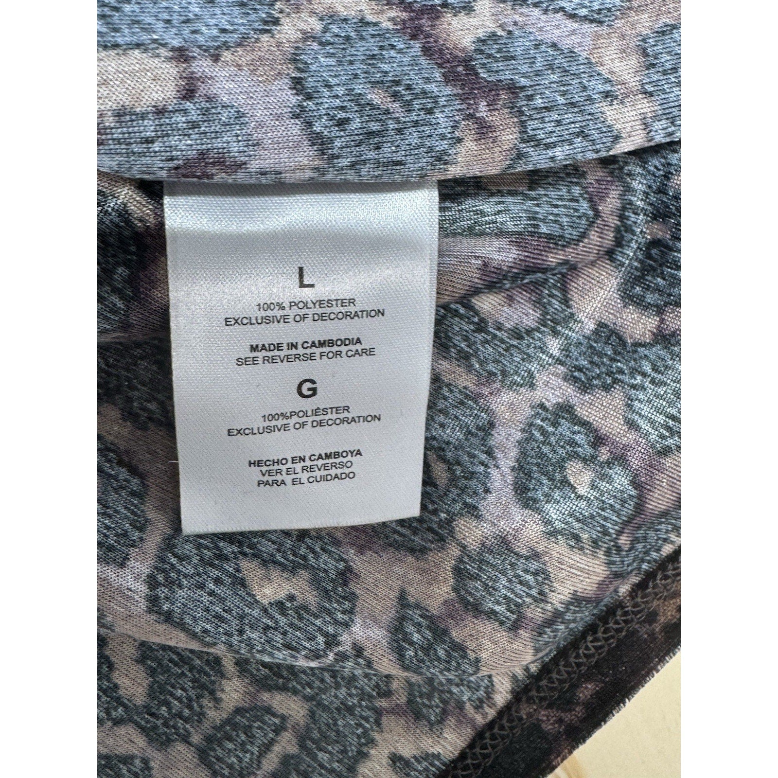 French Connection Women's Leopard Velvet Dress Size XXL NWT V-Neck Elastic Waist