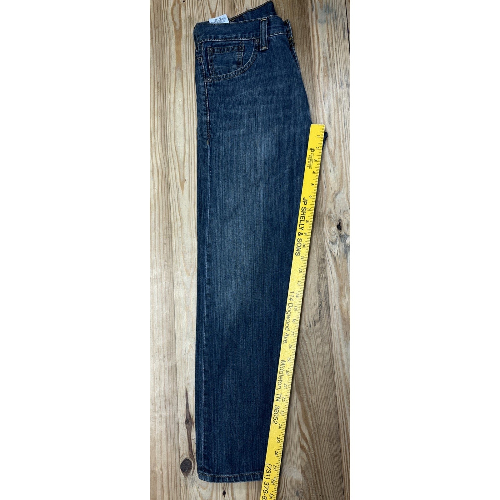 Vintage Levi's Slim Taper Denim Jeans 30x30 Med-Wash Red Tab