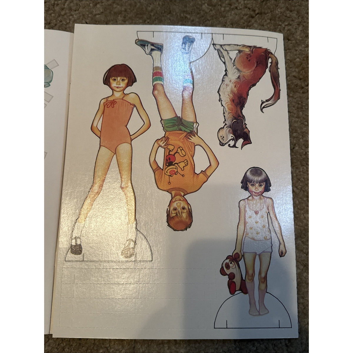 Vintage 1983 Cutting Up With Ramona Beverly Cleary Paper Dolls UNCUT Dell