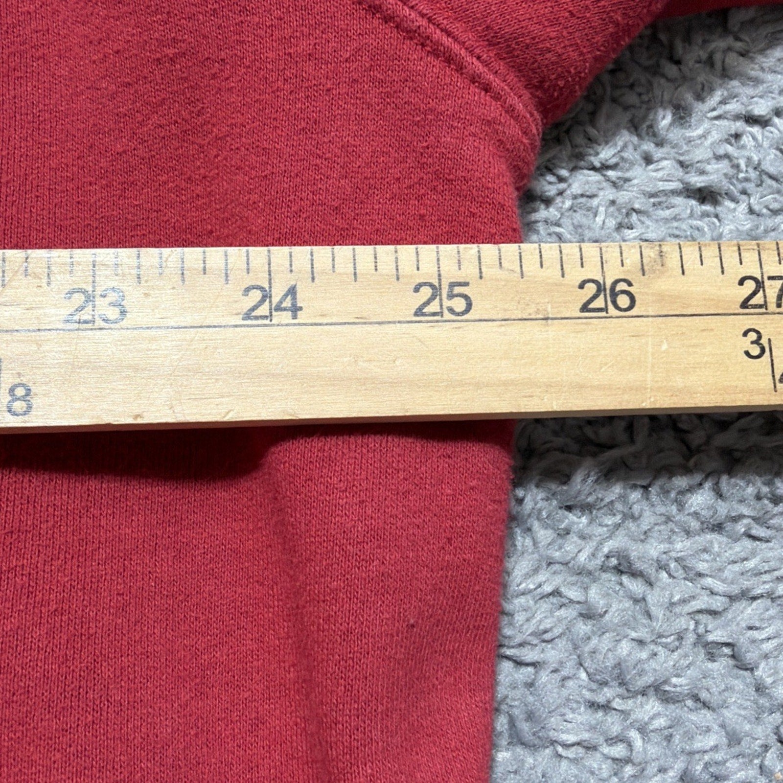 Indiana University Fleece Hoodie XXL Red Pullover Sweatshirt Stitched Top World