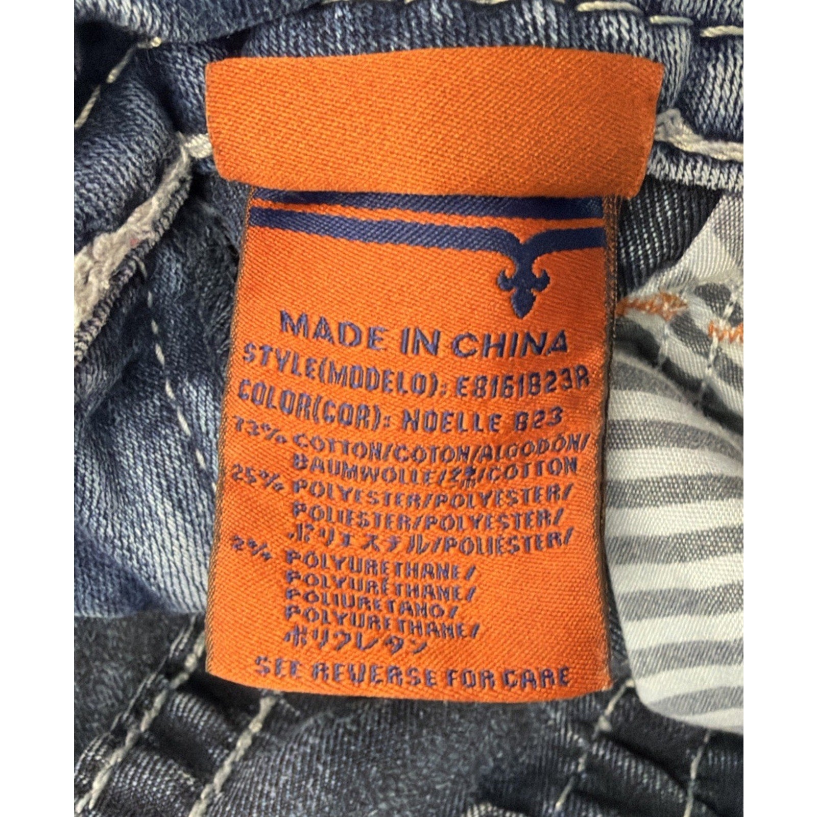 Rock Revival Noelle Bootcut Women's Denim Distressed Jeans Size 28x29