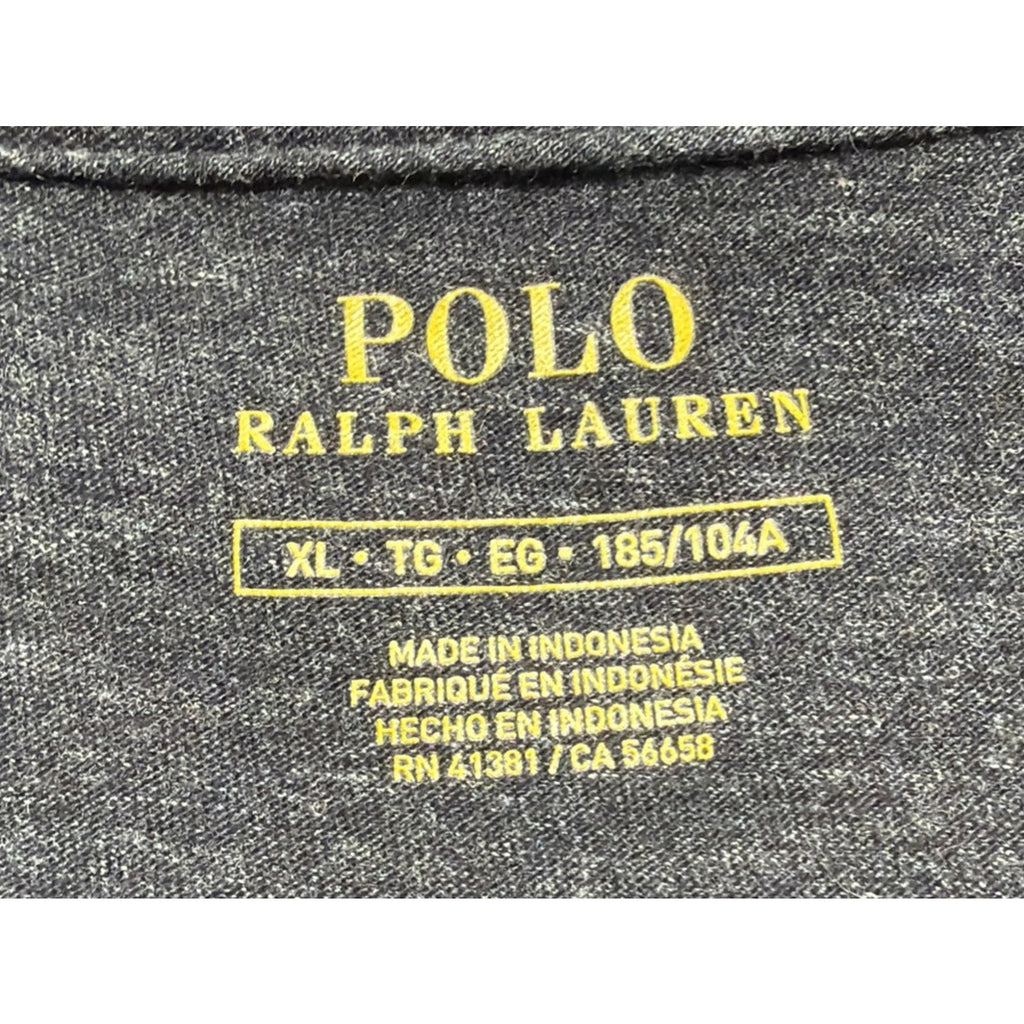 Polo Ralph Lauren Long Sleeve Shirt Heather Charcoal Grey Men's XL Mint Cond