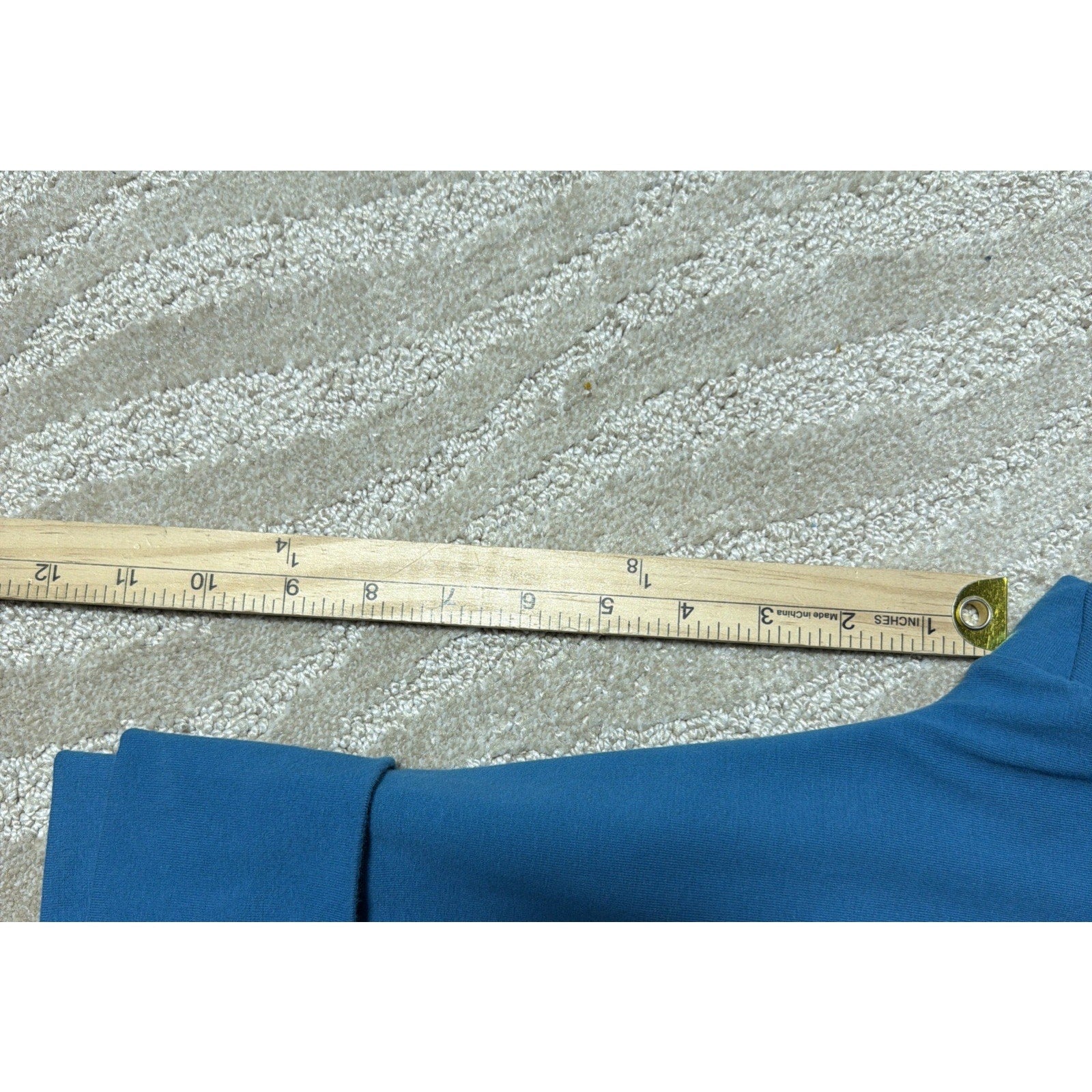 Satva High Rise Yoga Pants Women's L Blue Athletic Wear Stretch NWT Organic Cott