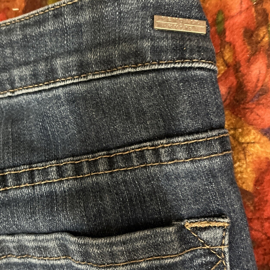 Kendall + Kylie jeans womens 27 skinny moto Distressed Moto medium wash