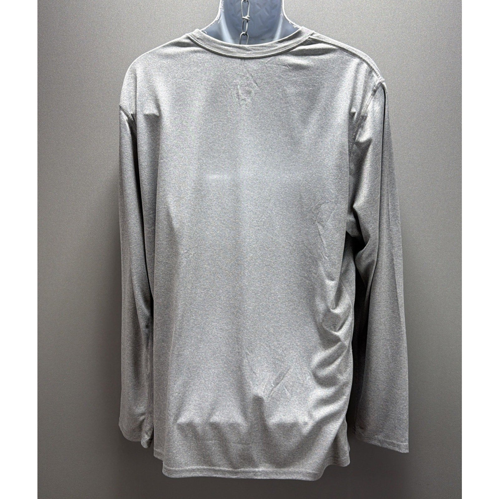 Nike Men's XL Dri-Fit Team Legend L/S Long Sleeve Shirt Heather Gray 377780-063