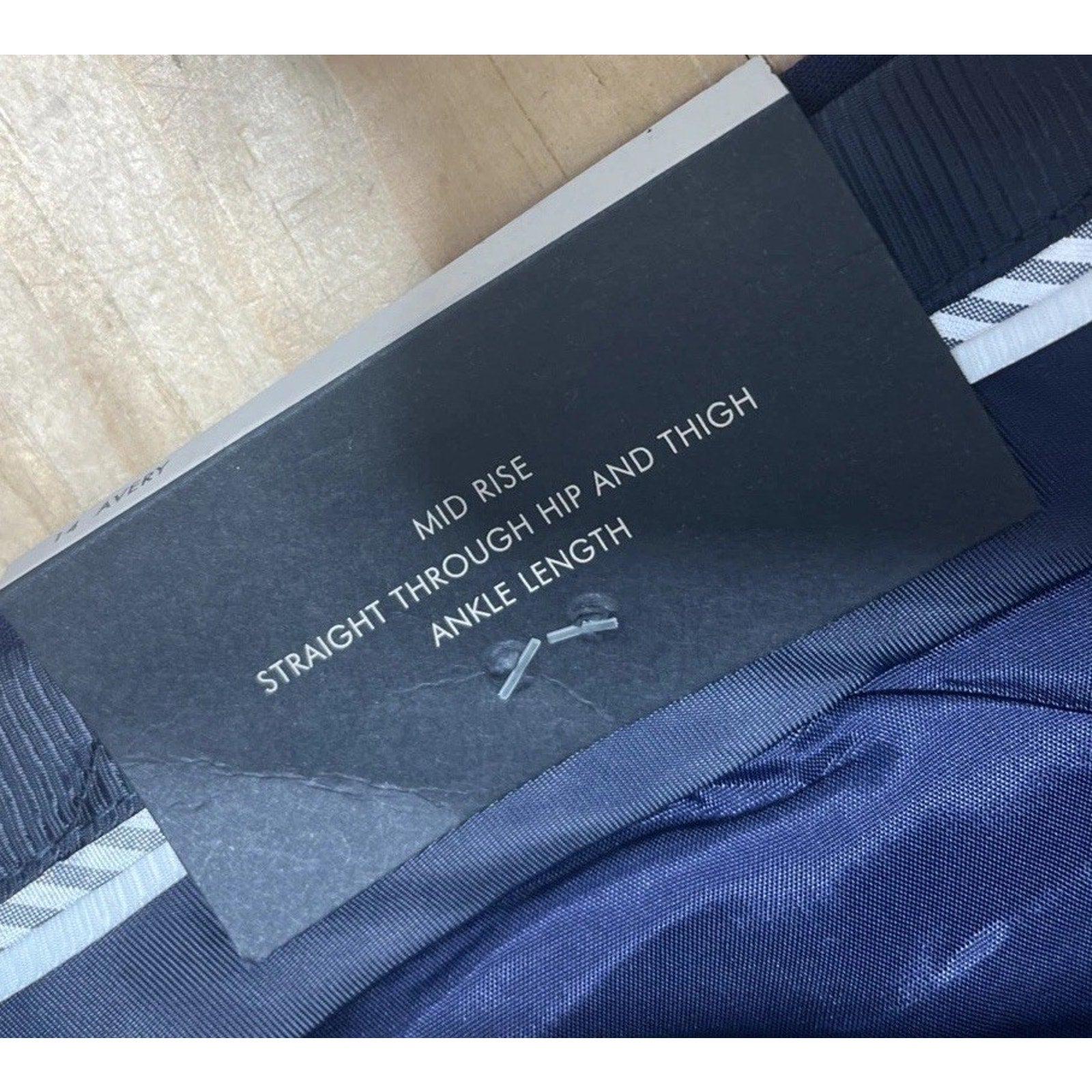 NWT Banana Republic Avery-Fit Dot Pant, Navy SIZE 14