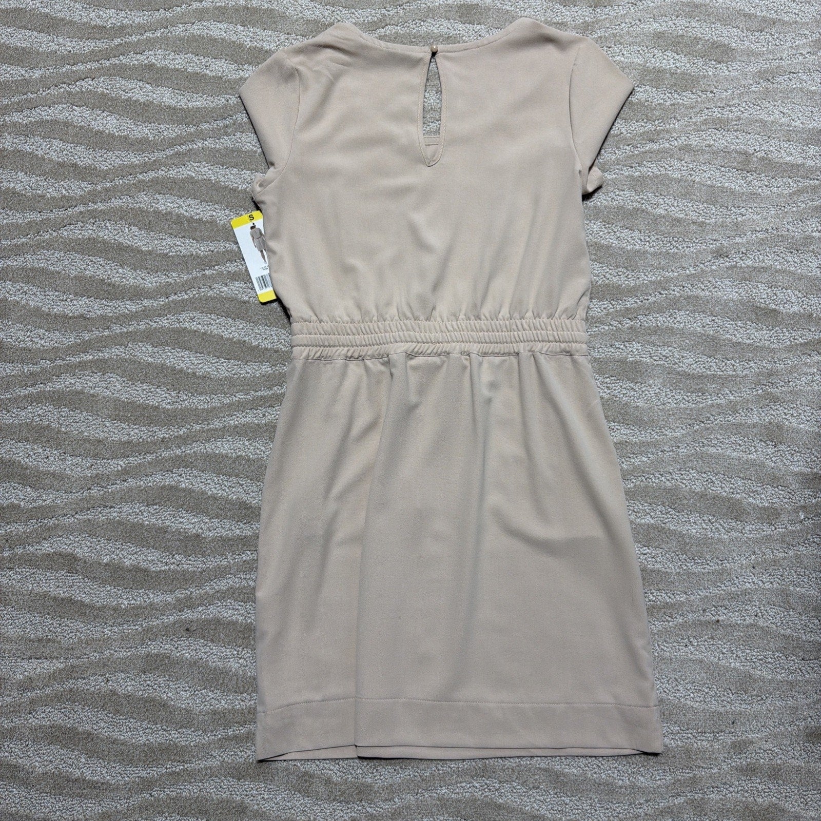 32 Degrees Womens S Twill Dress Cinched Waist Soft Stretch Pockets New with Tags