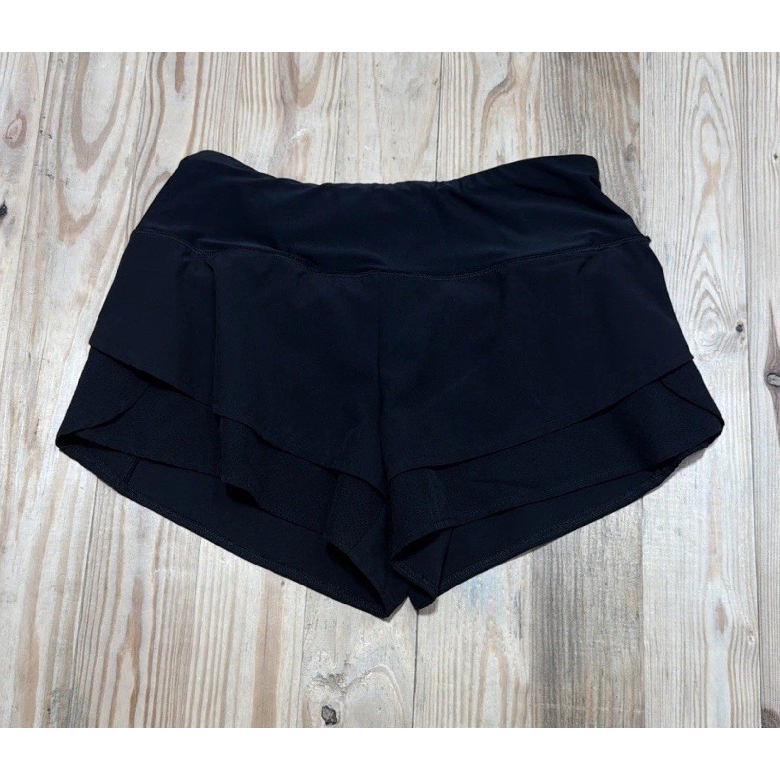 Spyder Womens Active Shorts Sz S Black Reflective Trims