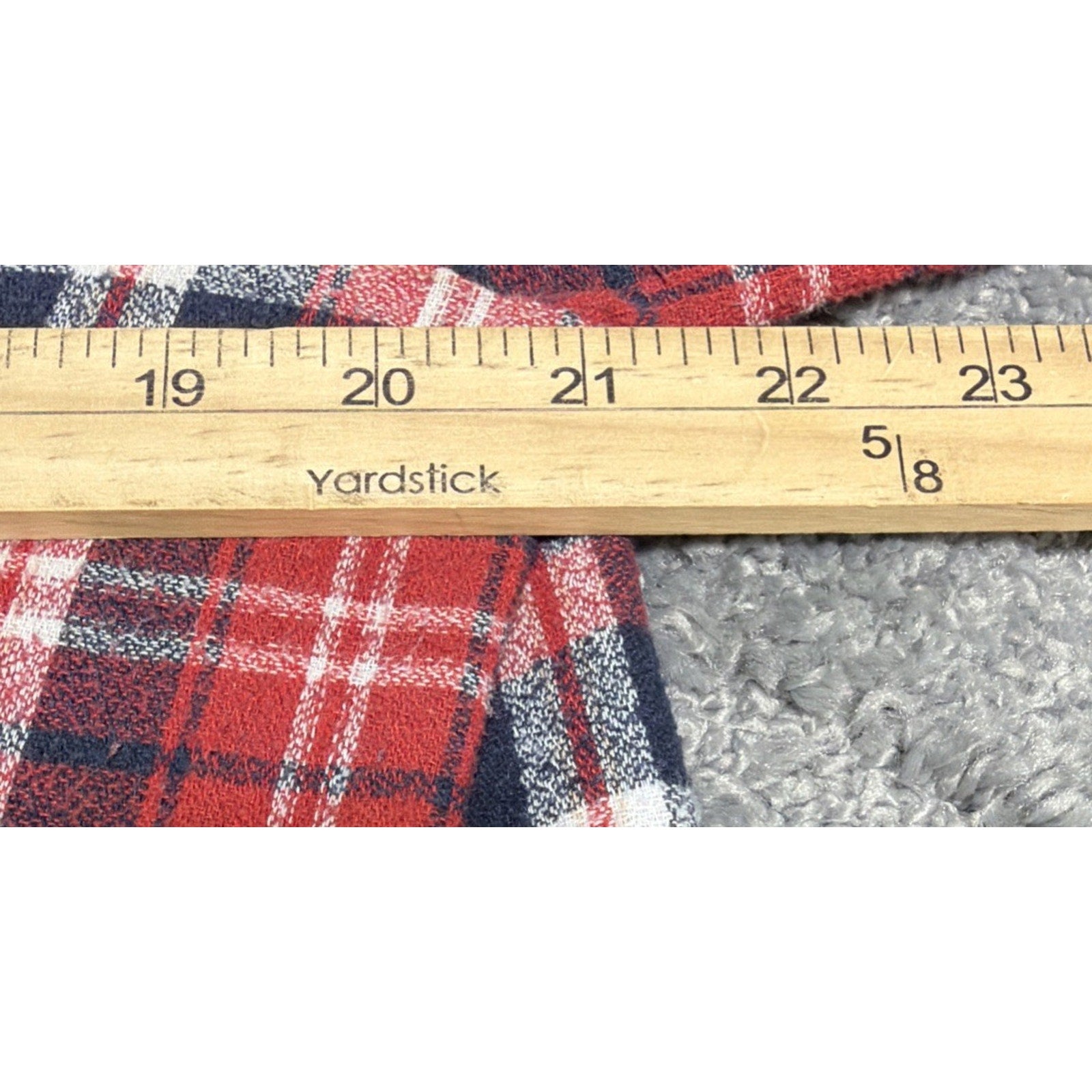 Jodifl Flannel Long Sleeve Tunic Top Size Large Red Plaid Boutique