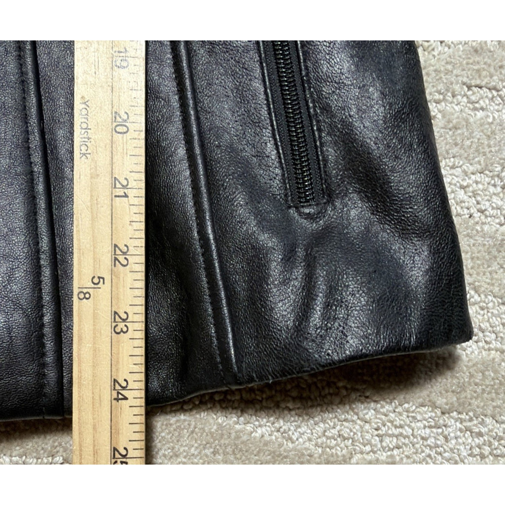 Women’s Wilson’s Leather Maxima Black Genuine Leather Jacket Size Medium