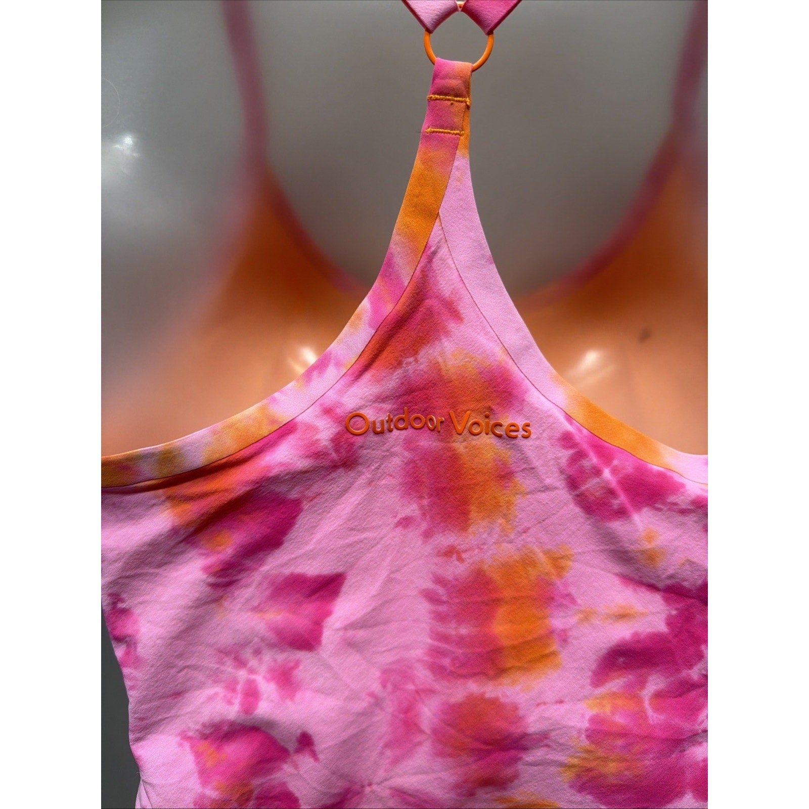 Outdoor Voices Tie Dye Exercise Dress XS Tie The Built-in Shorts