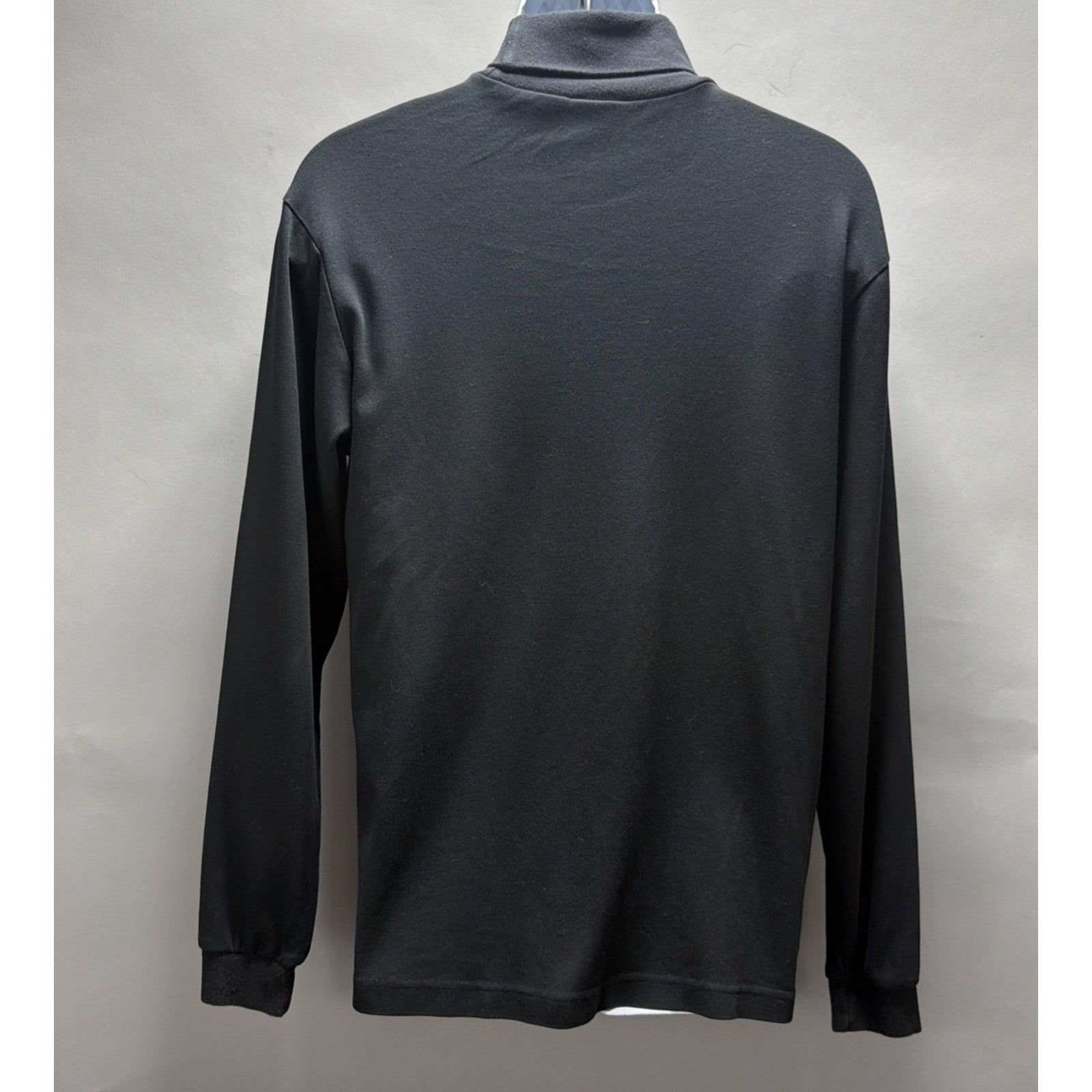 Vintage Eddie Bauer Shirt Mens Medium Black Turtle Neck Outdoor