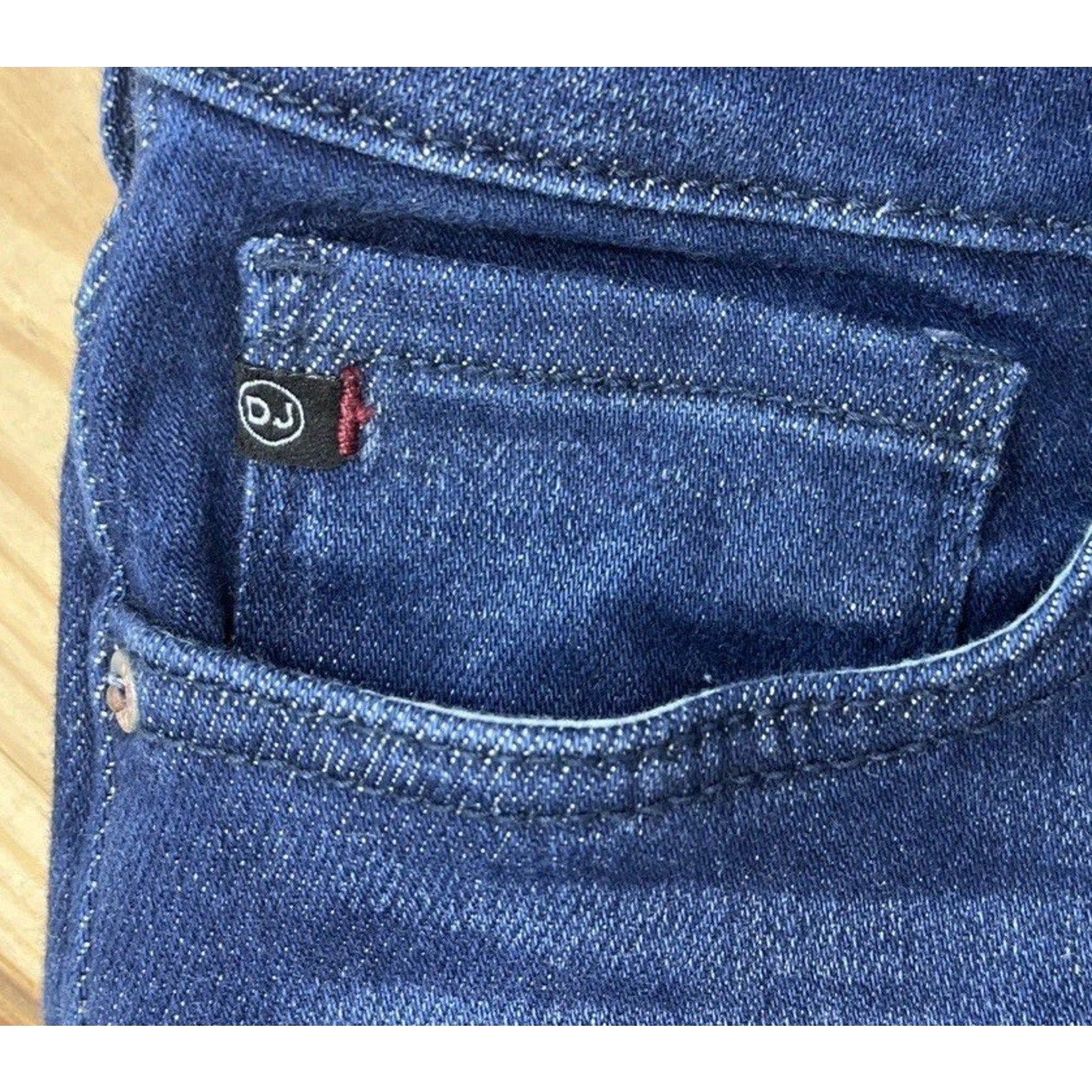 Dear John American Classic Cotton Blend Skinny Dark Wash Blue Denim Jeans Sz 29