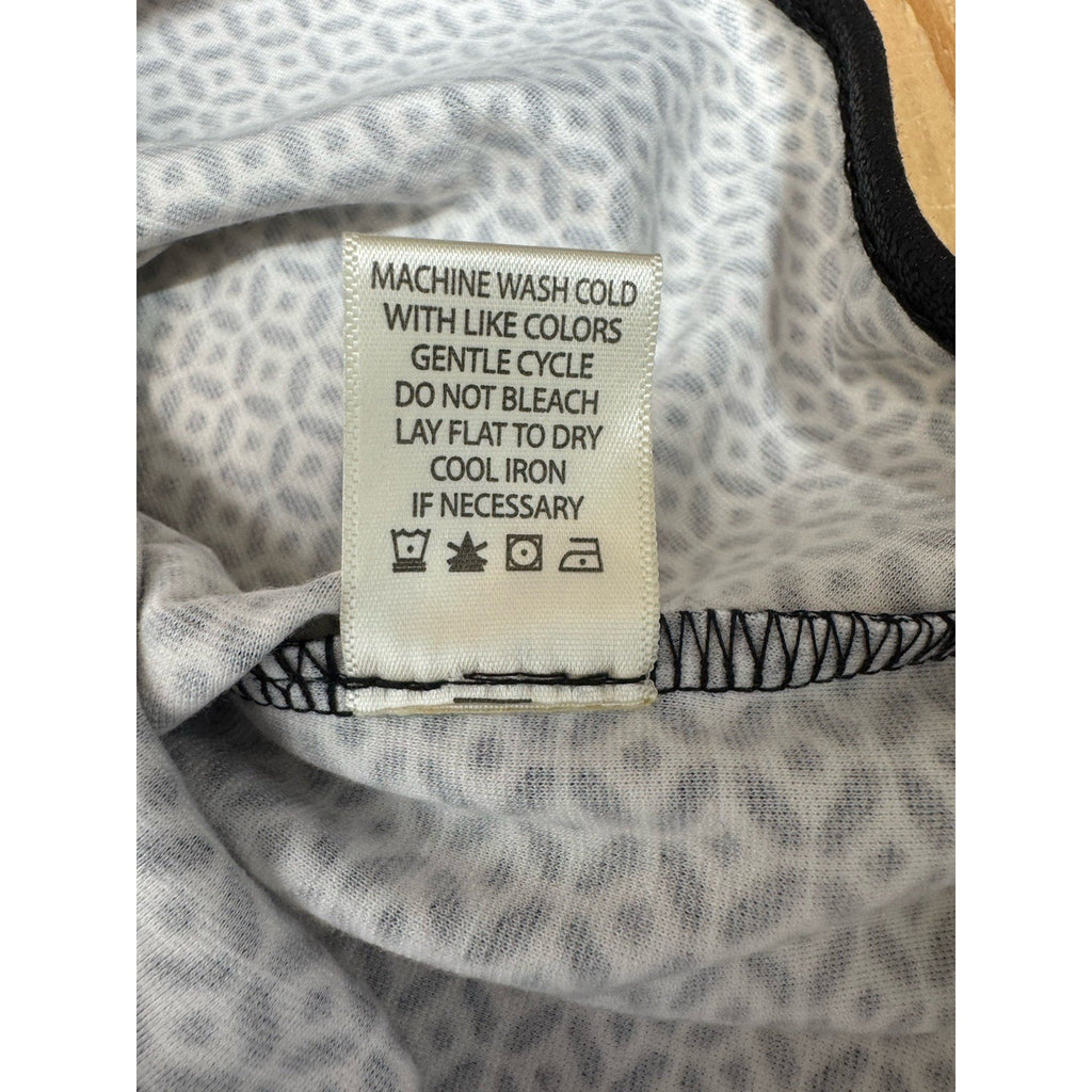 Max Studio Two-Piece Black White Capri Set Geometric Women’s Size Medium nWT