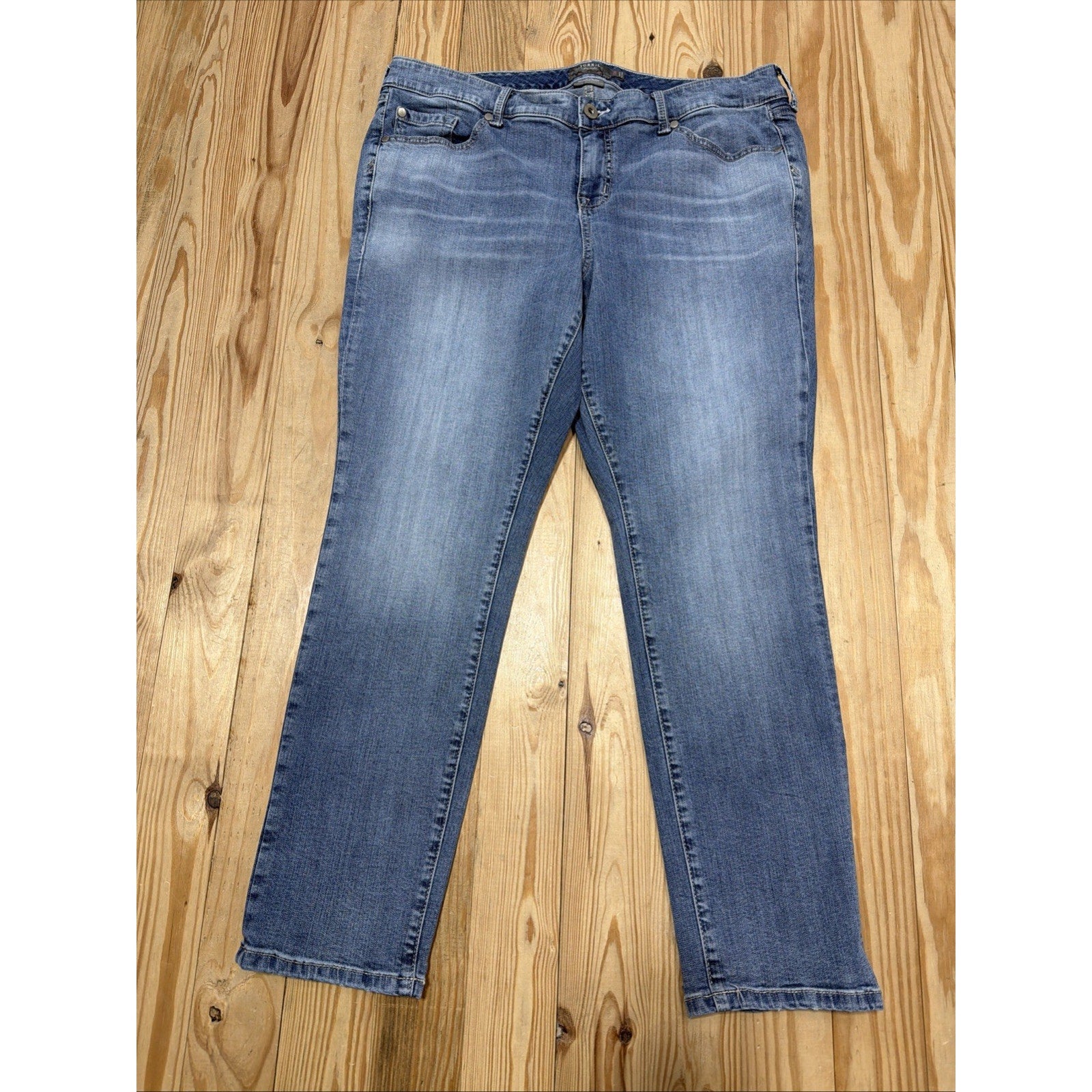 Torrid Boyfriend Straight Leg Denim Jeans Cut Size 16 Reg Plus Size High Rise