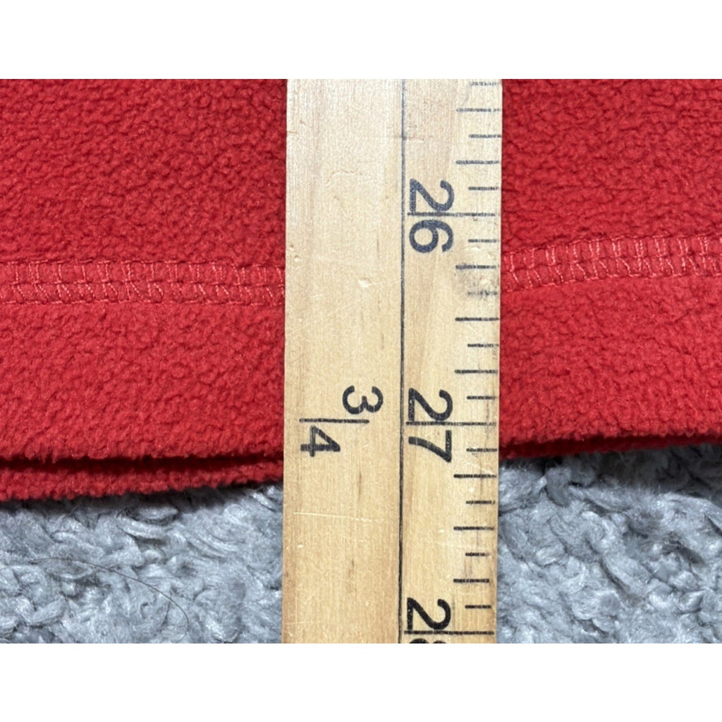 Columbia Ole Miss Rebels 1/4 Zip Fleece Pullover Red Women’s XL Embroidered Logo