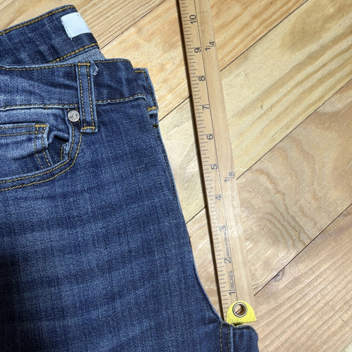 KanCan Mid-Rise Flare Leg Dark Blue Stretch Jeans 3/25x33