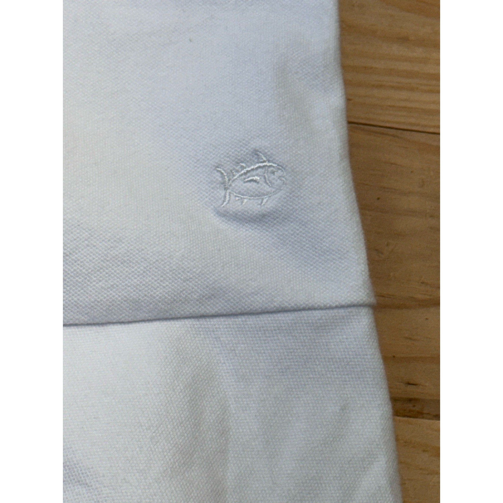 Southern Tide Lyla Knit Marina White Sleeveless Flutter Dress Women’s Size Med