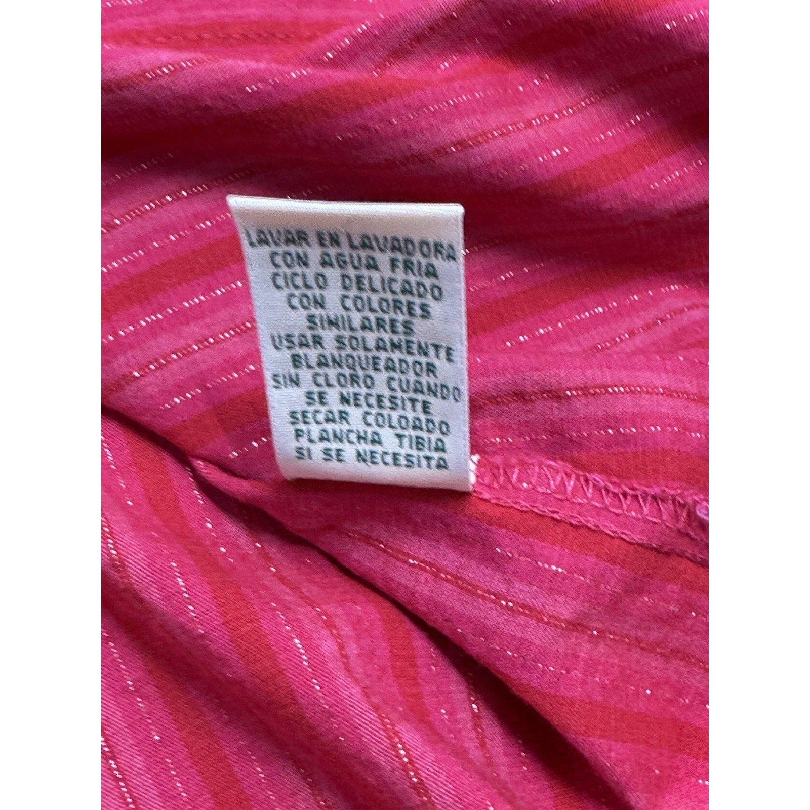 St Johns Bay Shirt Womens Adult Size M Color Red Long Sleeve Button Up Casual