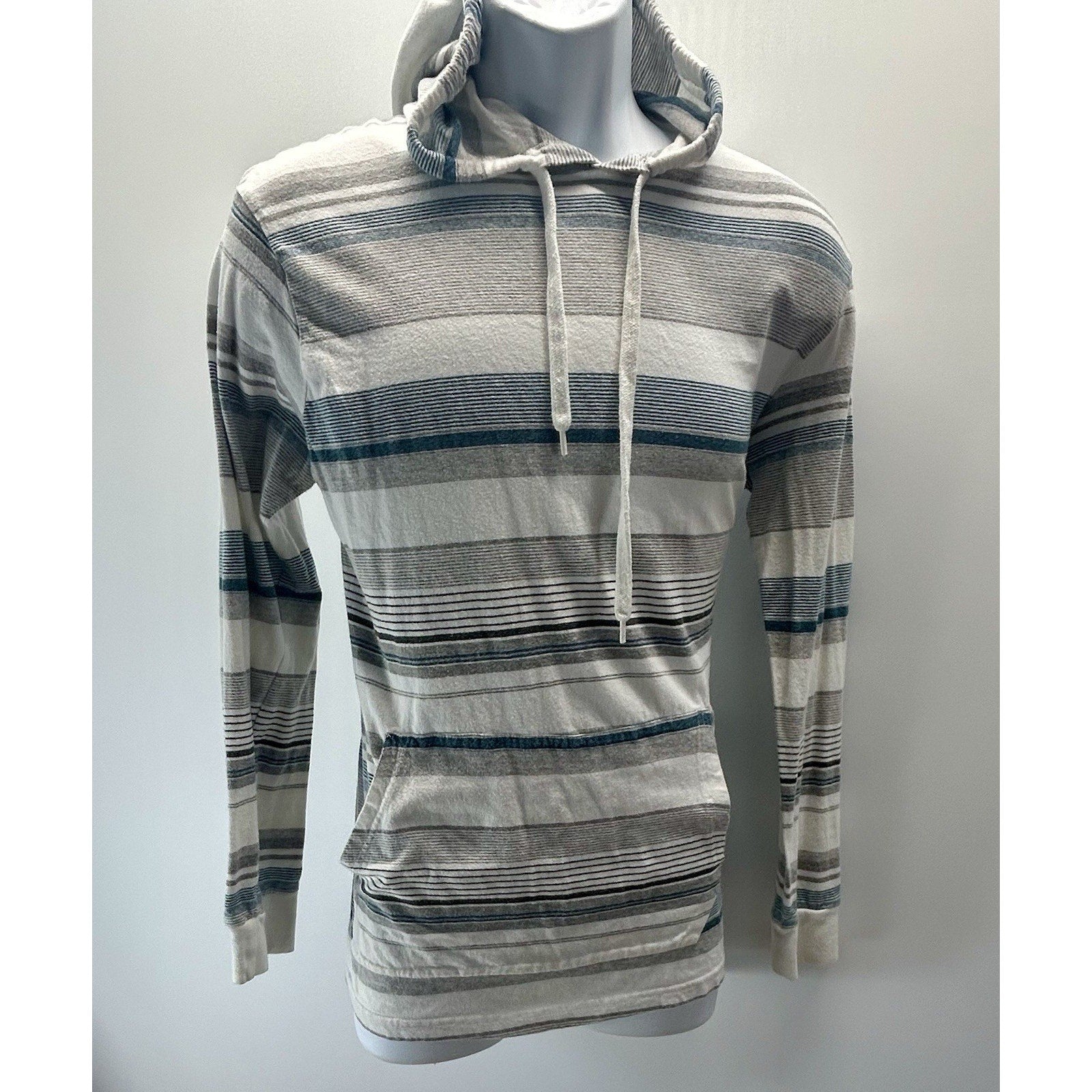 BLUE GEAR MEN'S Medium LONG SLEEVE MULTI-COLOR HOODIE With DRAWSTRING .