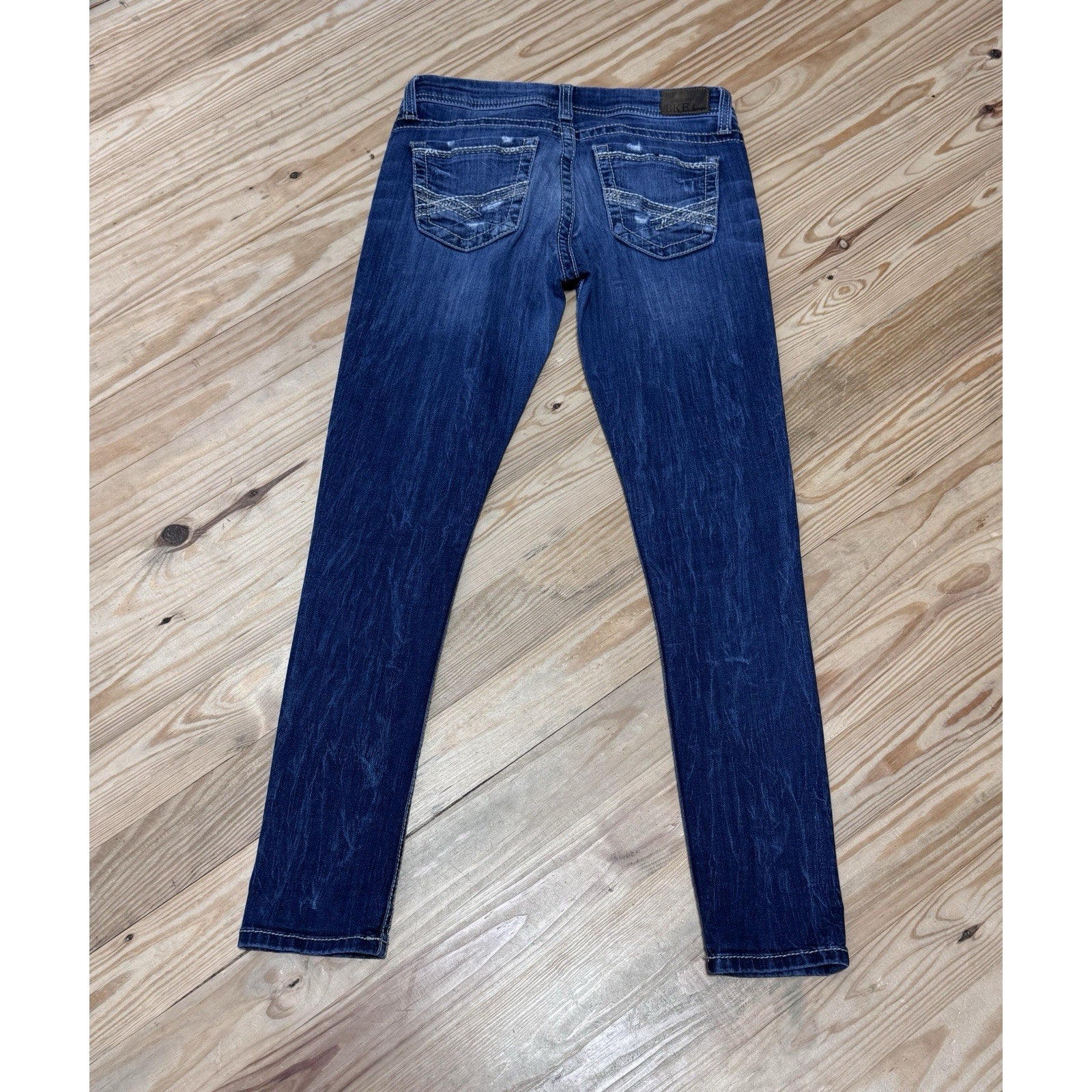 BKE Denim Buckle Stella Straight Stretch Low-Rise Jeans Women’s Size 27