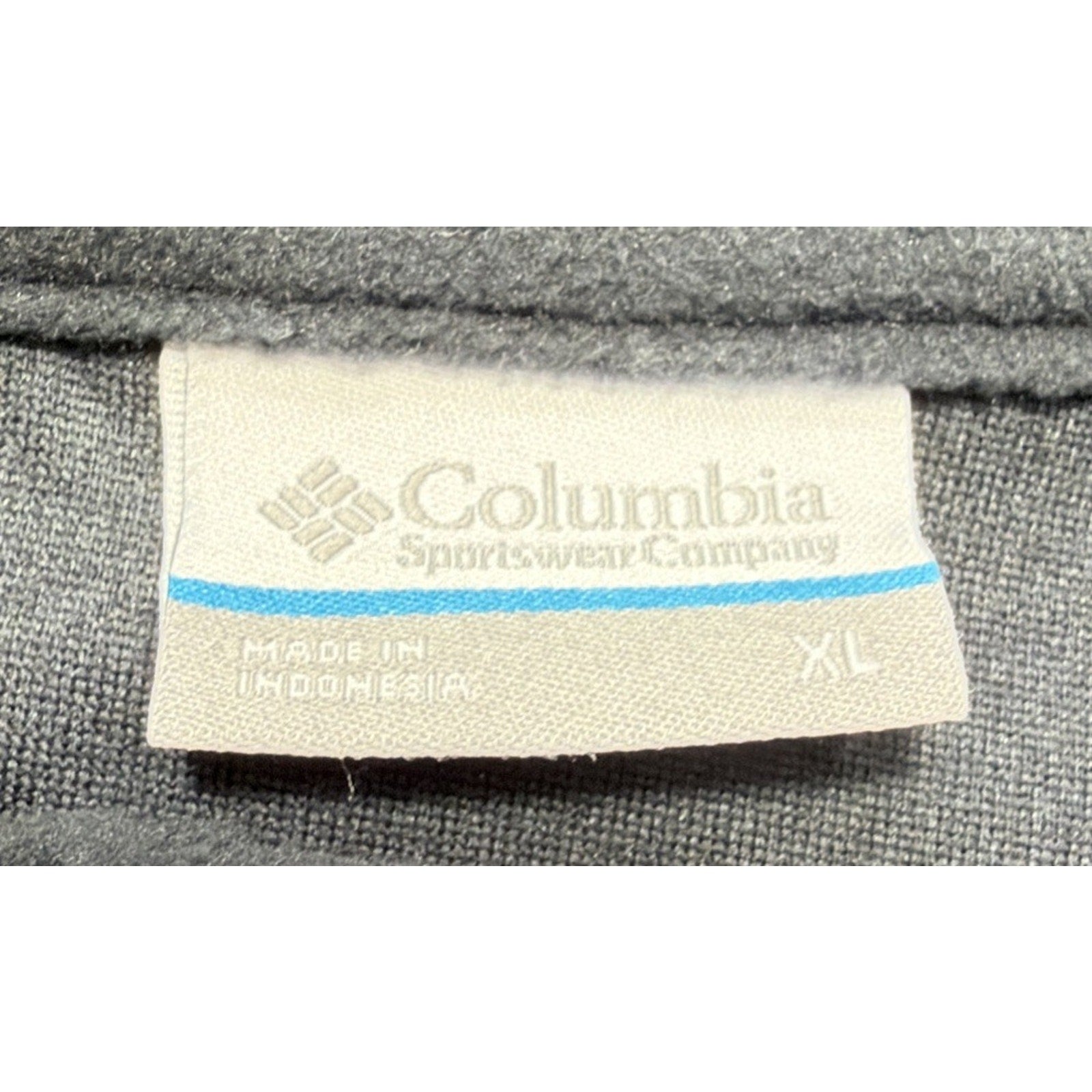 Columbia Mens “Pine Ridge Half Zip” Fleece Pullover L/S Black Size XL New NWT