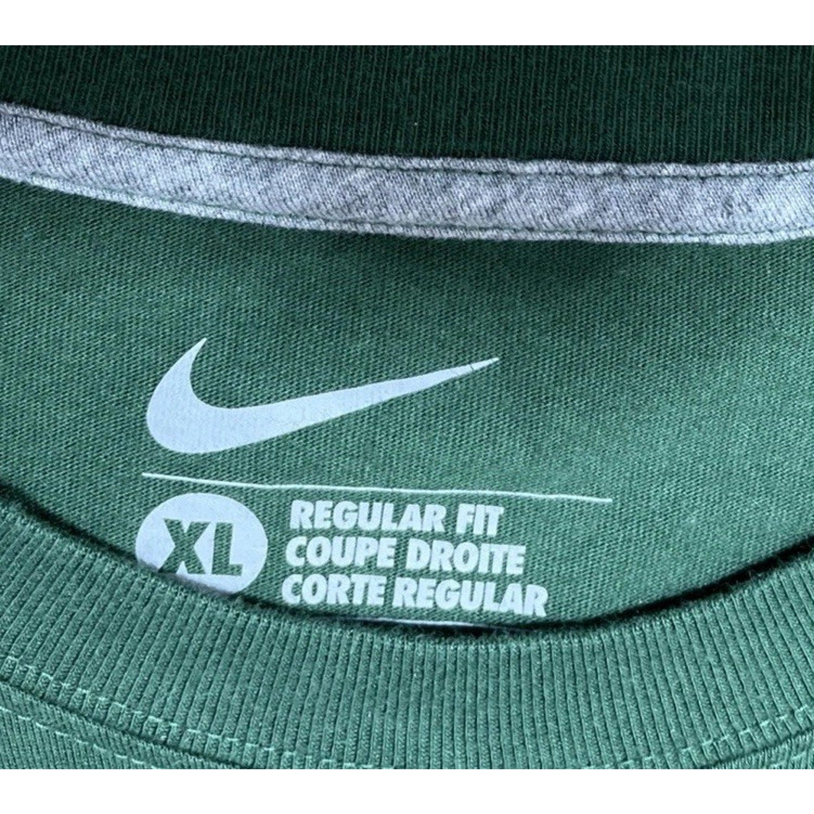 Nike Winners are Made Not Chosen T Shirt Green Gym Workout Motivational XL