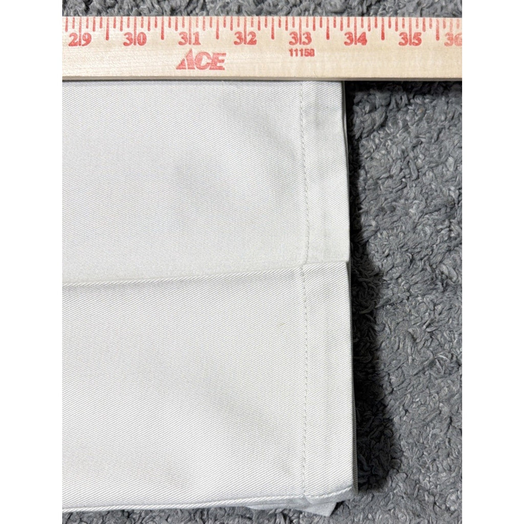 Dockers Individual Fit Waistband Pants Mens W36xL34 Biege Straight Slash Pocket