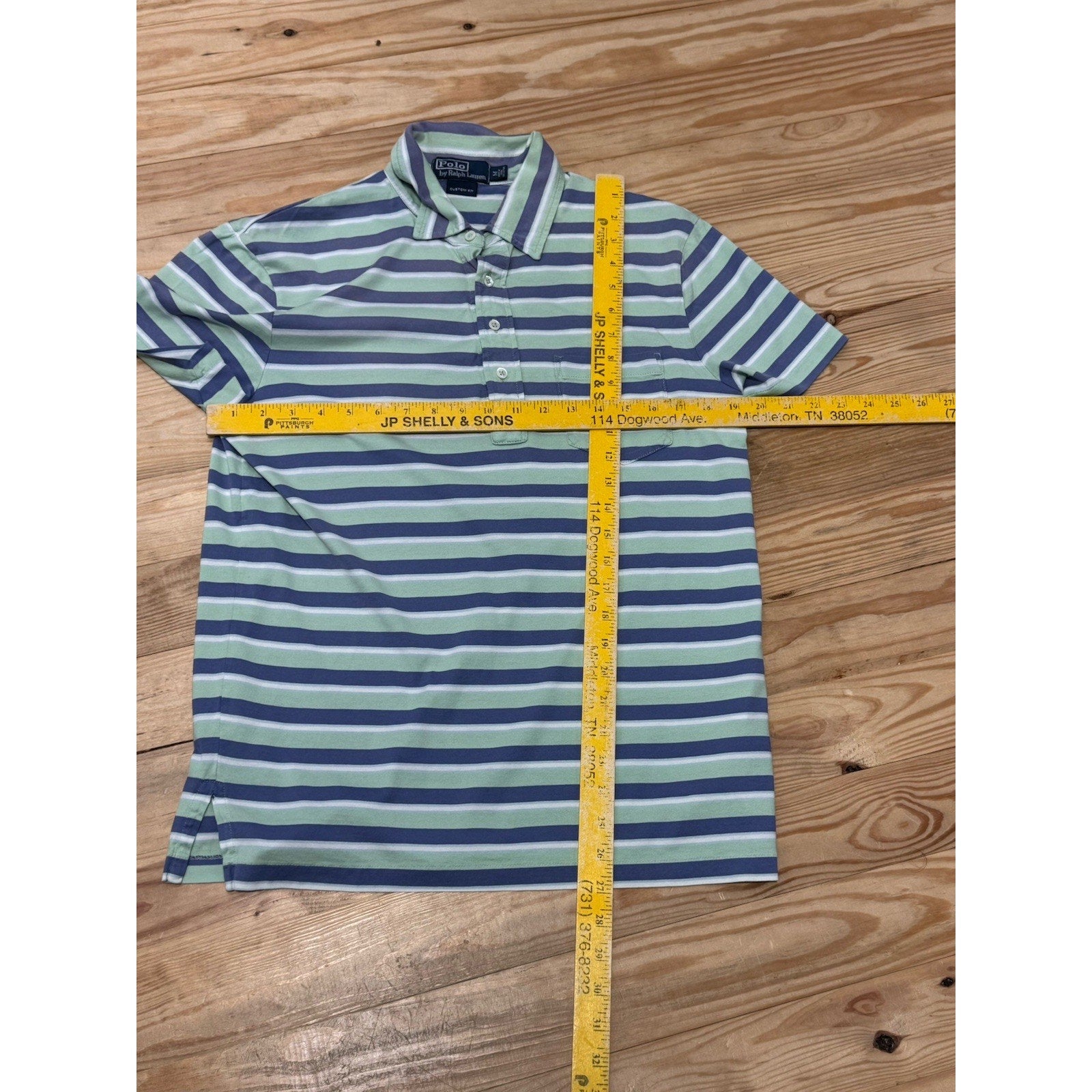 Ralph Lauren Short Sleeve Soft Cotton Polo Custom Fit Pocket Men’s Size Medium