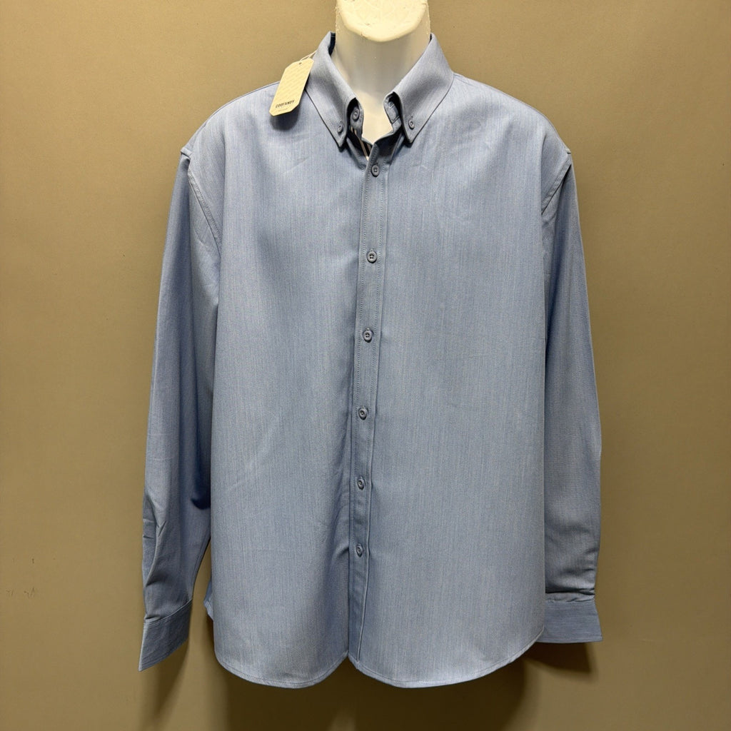 COOFANDY Mens Dress Shirt Button Down Fashion Business Casual Long Sleeve XL New