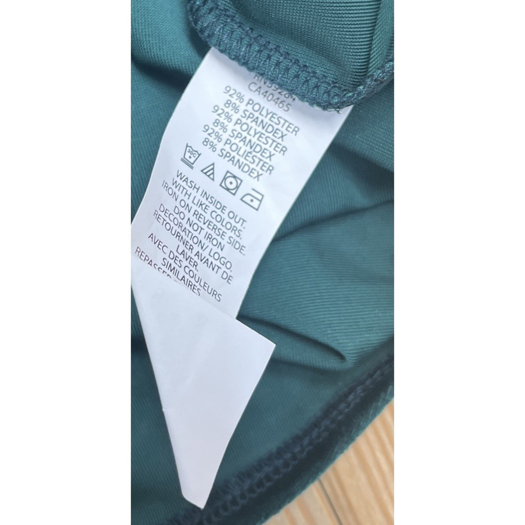 Women's Green Velour Dress Short Sleeve Fit and Flare Dress Velvety XL