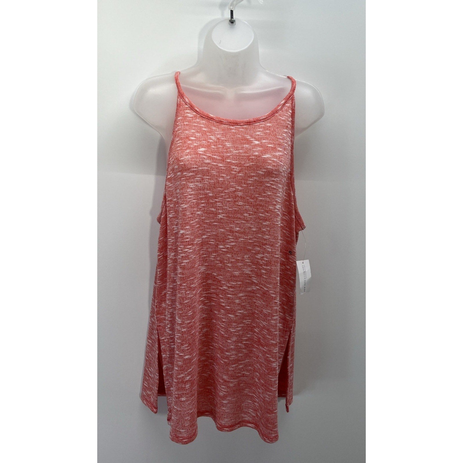 NWT New York & Company Soho Women's Red Tank Top Tunic Sleeveless Sz XL