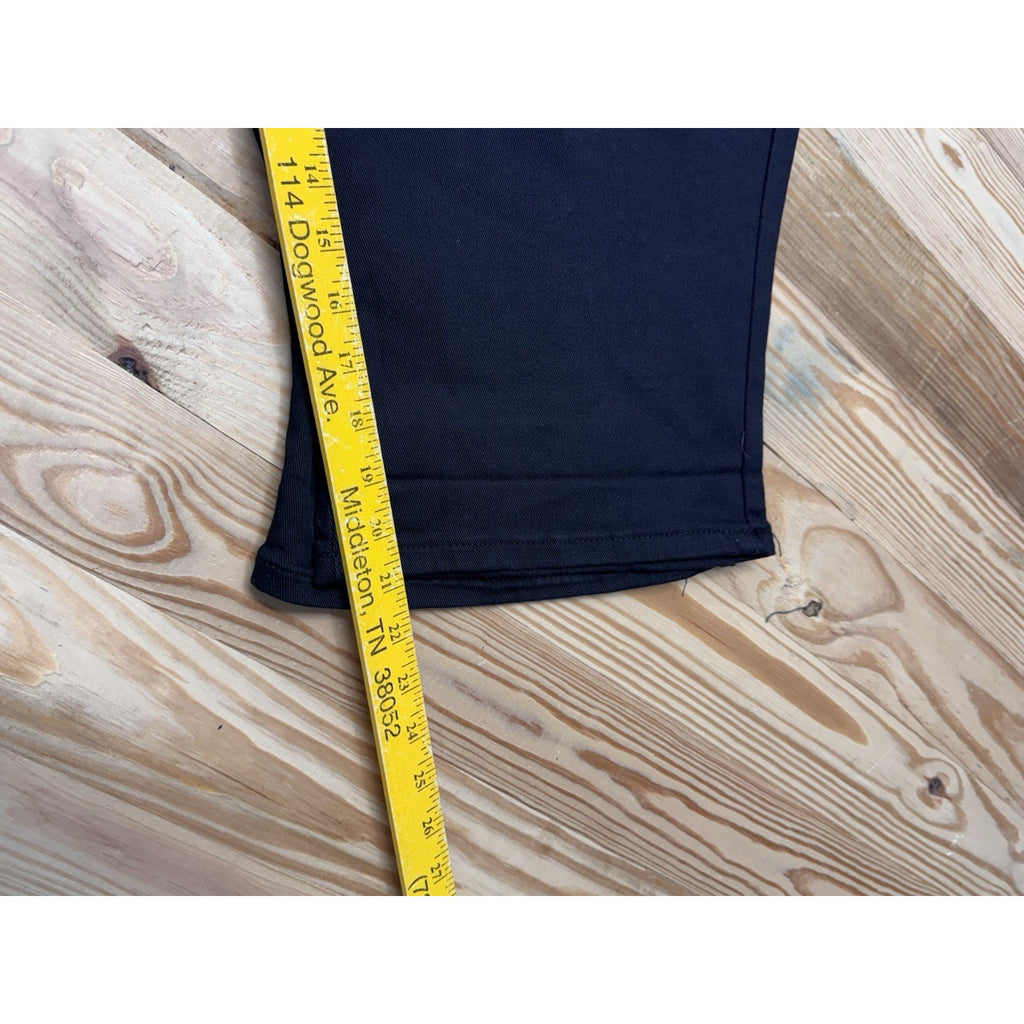 Elite Jeans Woman's Size 24W Black Capri Handcrafted Jeans Dressbarn NWT