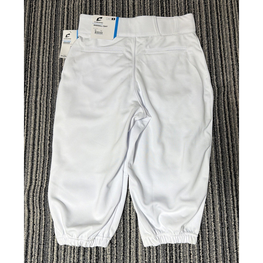 Champro Triple Crown Baseball Knicker Pant BP10A - White - Small