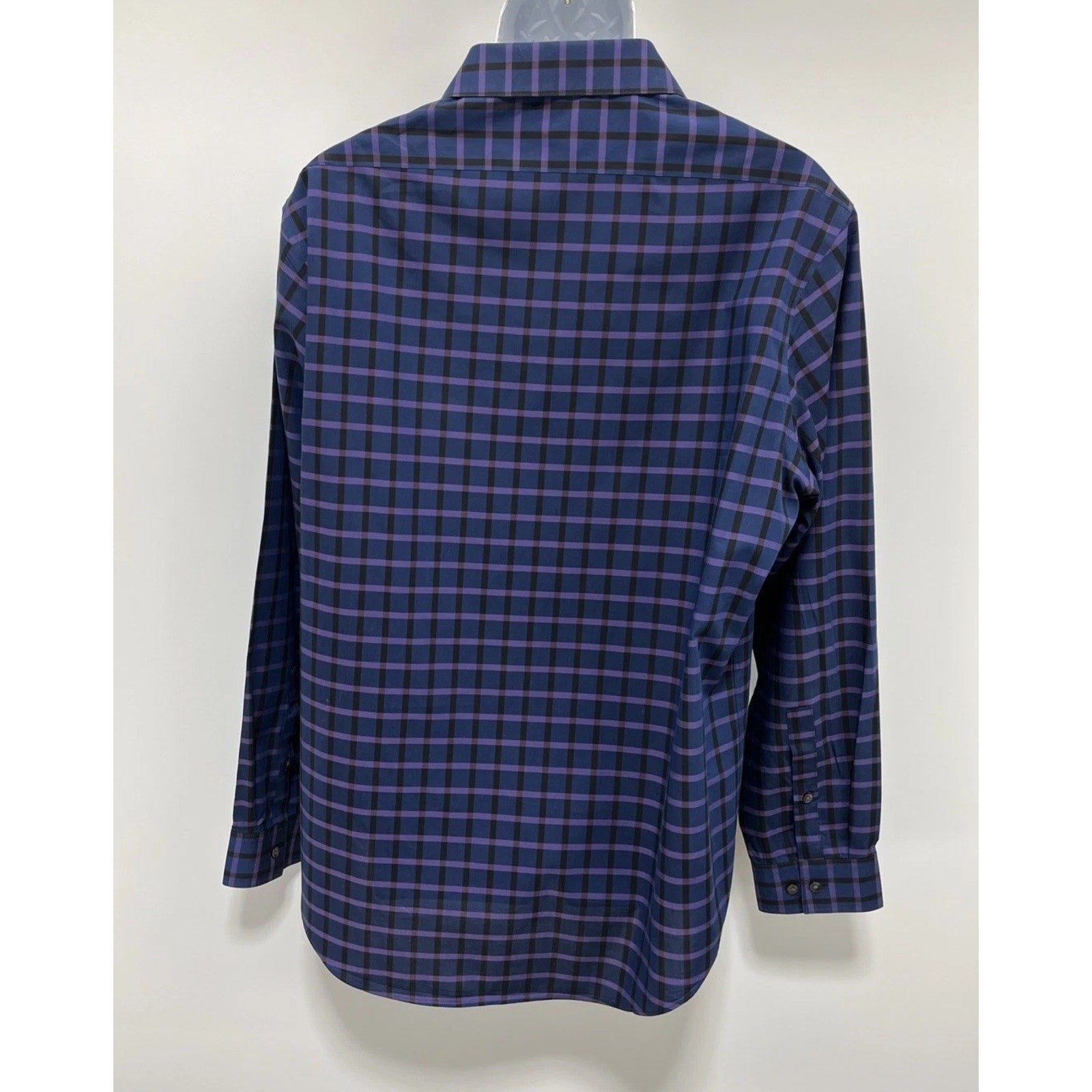 Calvin Klein Men's Slim Fit Non-Iron Performance Dress Shirt Cotton 17.5 32/33