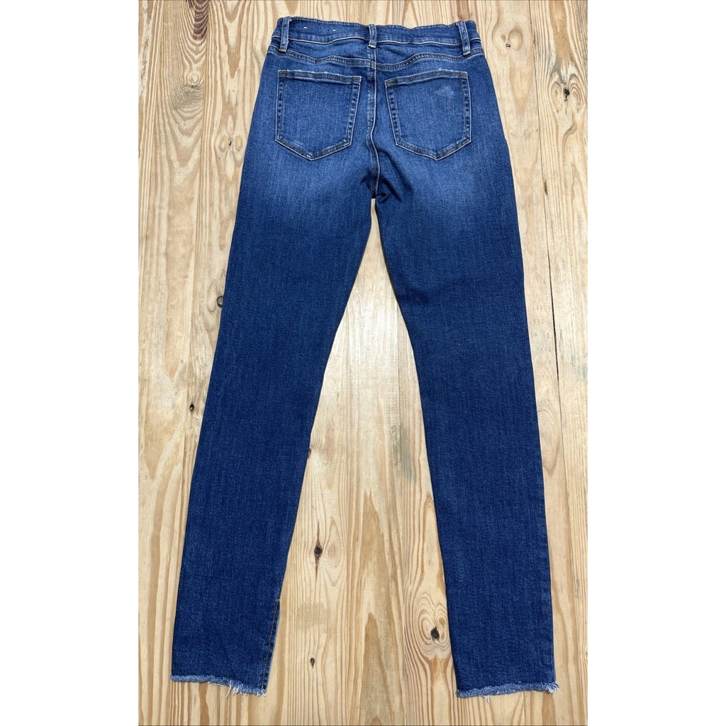 Loft Curvy Ankle Slit Fresh Cut High Rise The Skinny Jeans Size 2/26