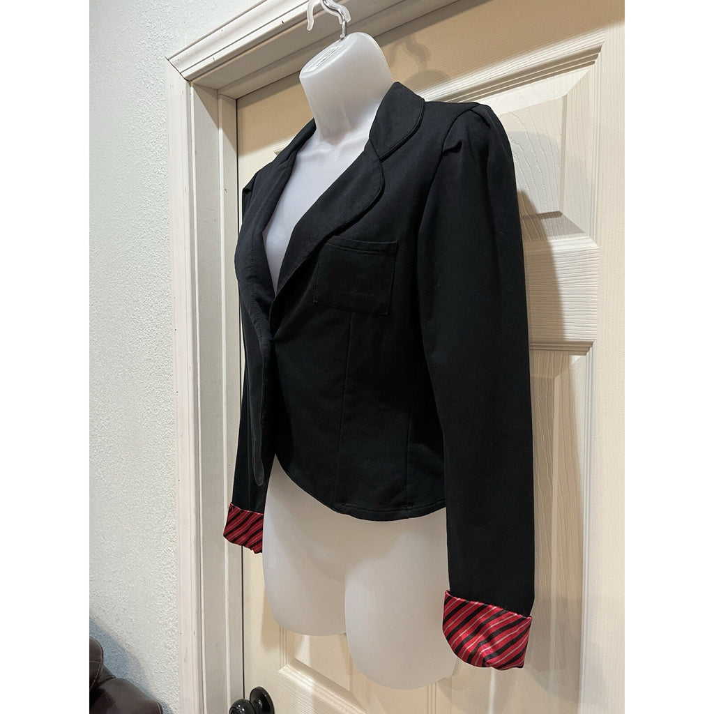 NWT L8ter Black Cropped Women’s Blazer Size M
