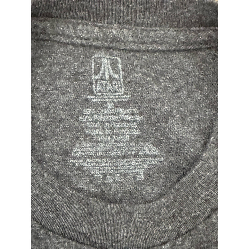 Atari Entertainment Technologies Gray 50/50 Cotton blend graphic Logo T-Shirt M