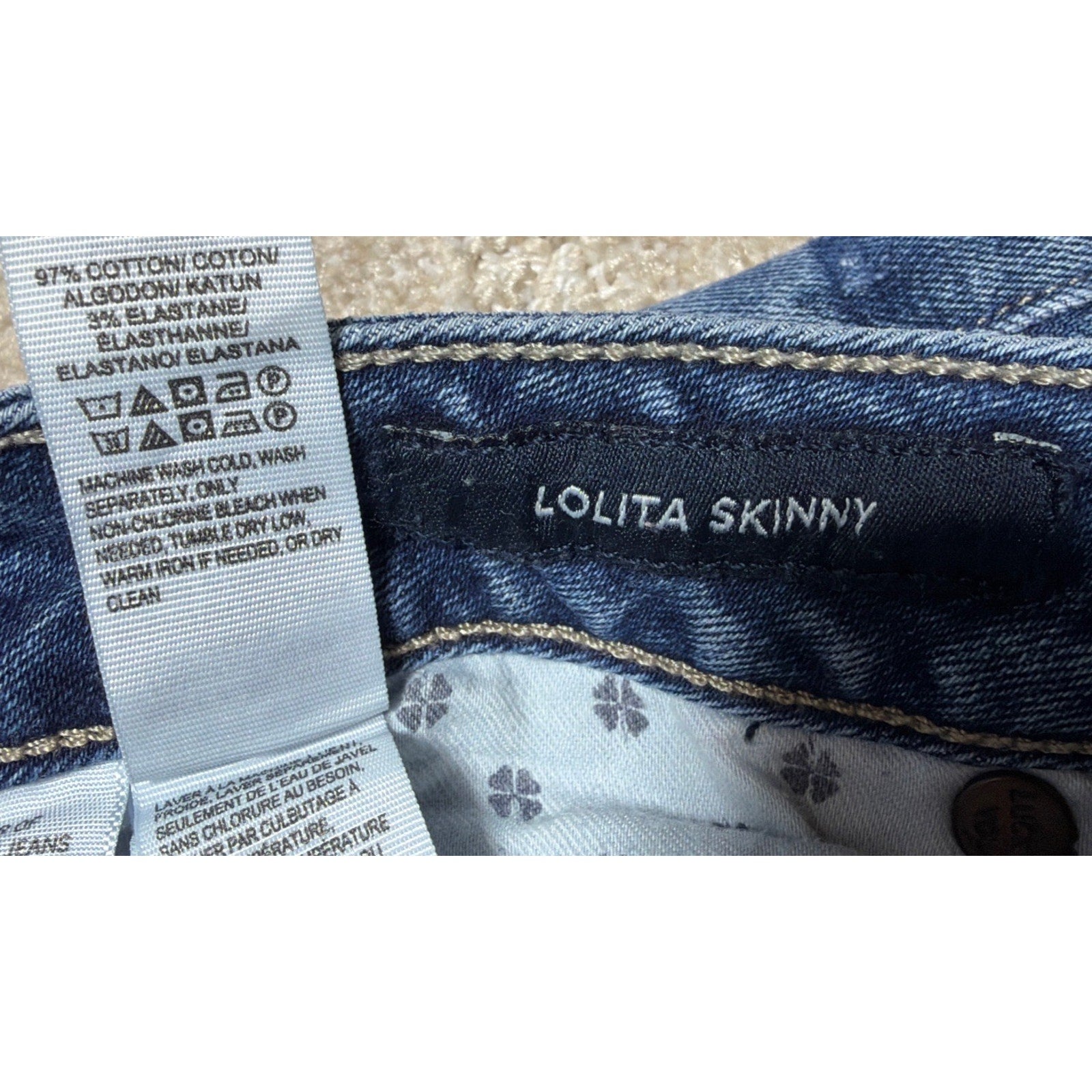 Lucky Brand Jeans Womens Lolita Skinny 8/29 Frayed Ankle Mid Rise Medium Wash
