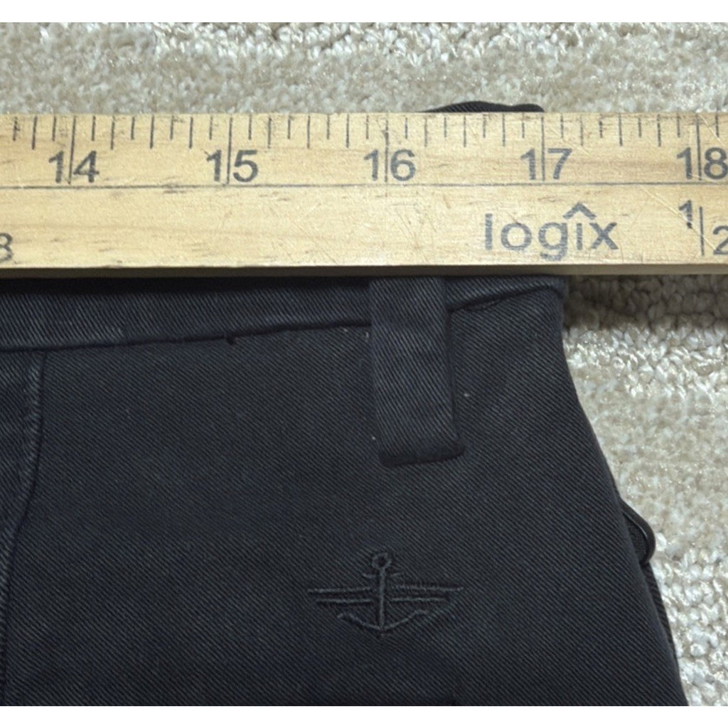 Dockers 34x32 Classic Fit Dress Pants Black Chino Business Pockets