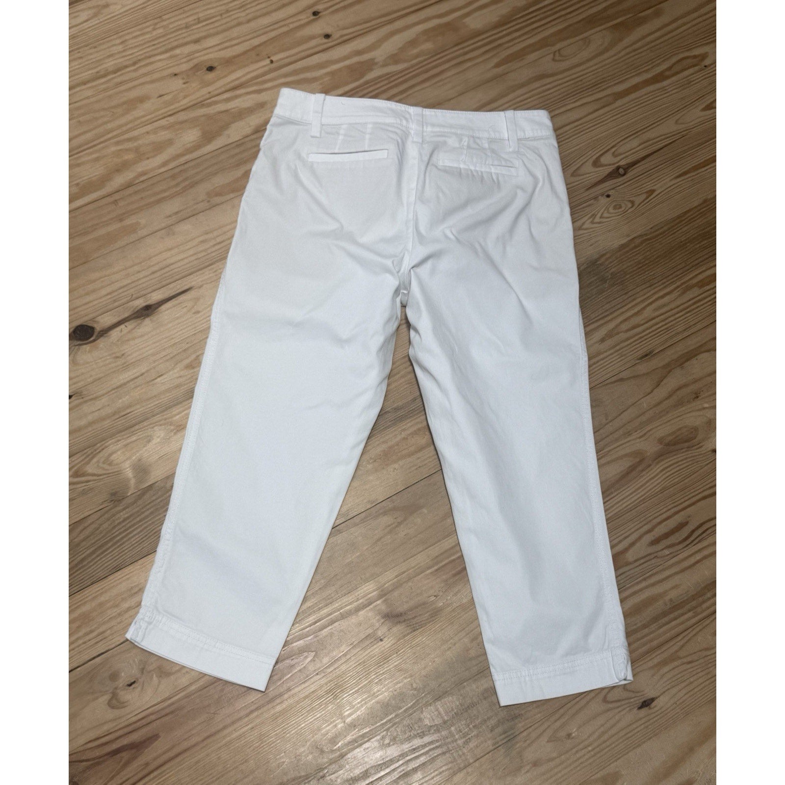 Talbots Perfect Crop Pants Slit Pockets Women’s Size 10 Petite