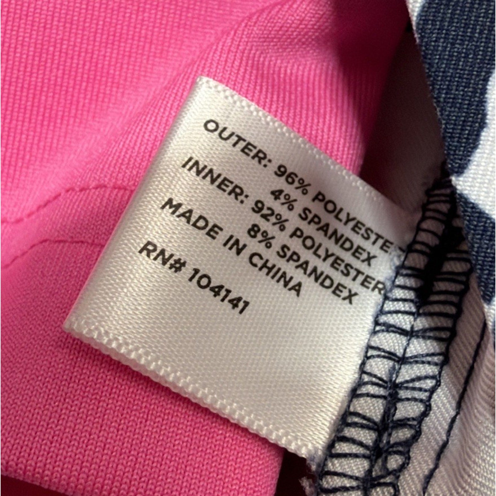 Lady Hagen Womens Skort Sz 8 Blue Pink Golf Club Print