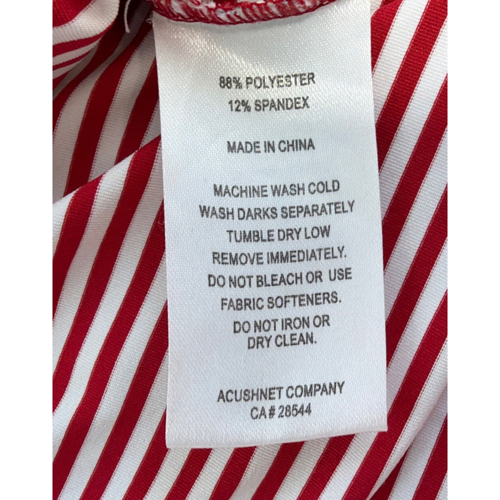 FootJoy Mens Golf Polo Shirt XL Prodry Striped Lisle Self Collar FJ