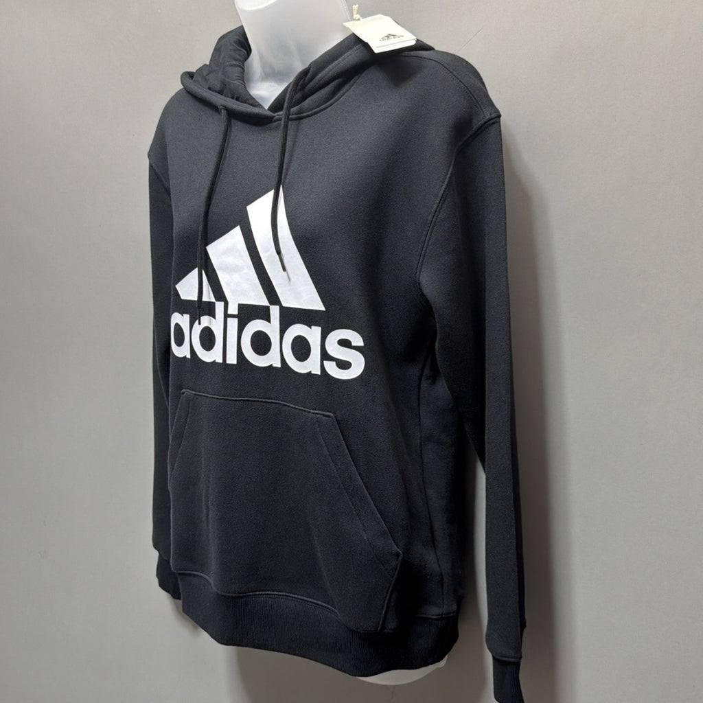 New Adidas Women's S Black Regular Fit Fleece Hoodie Multi Sport Sweatshirt NWT