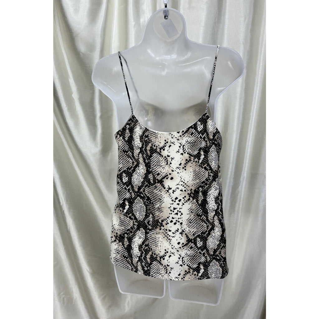 Altar'd State Women's S Spaghetti Strap Scoop Neck Snakeskin Cami Tank Top EUC