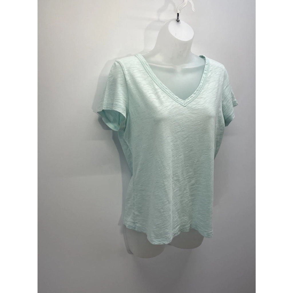 Talbots Green V-Neck T-shirt Sz XS