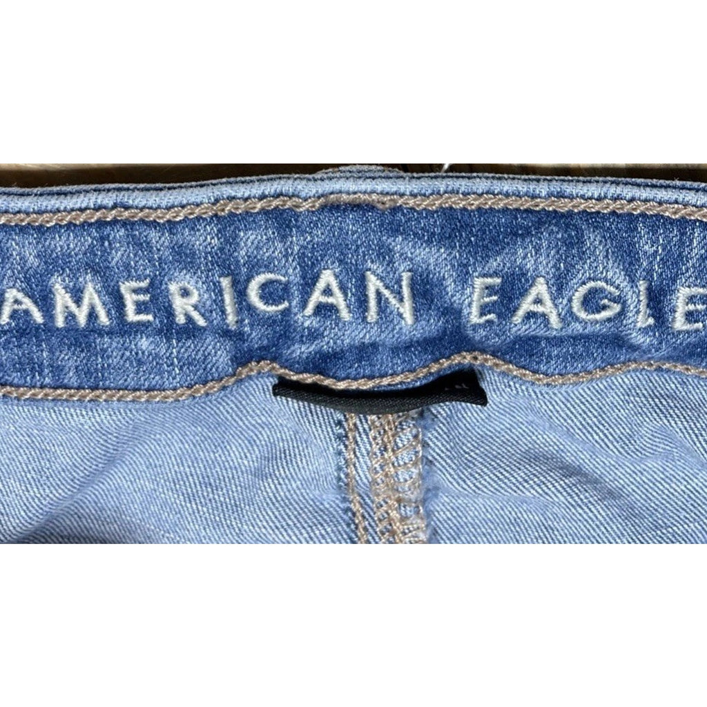 American Eagle Dream Jean Super High Rise Jegging Stretch Blue Jeans 8 27x28.5