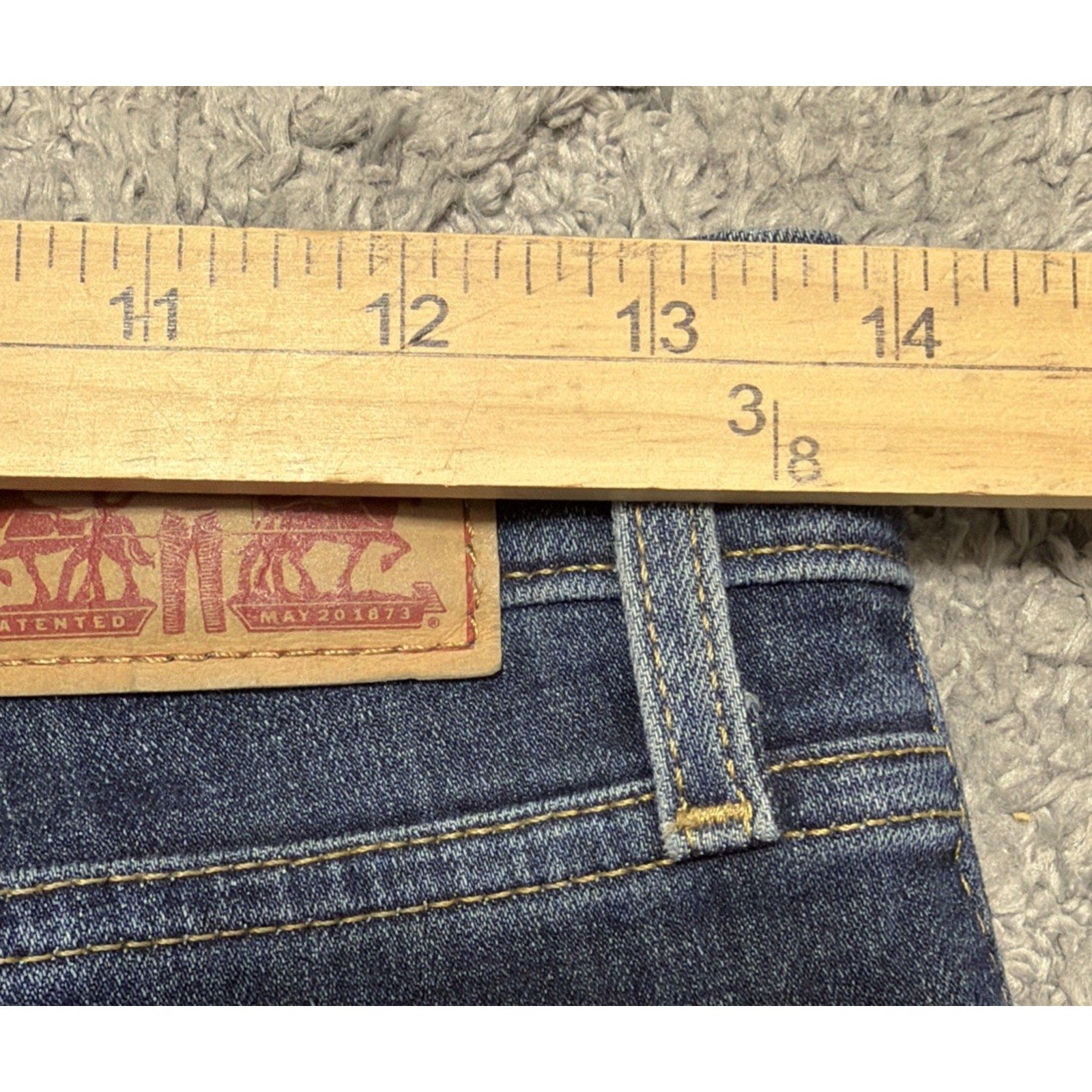 Levi’s 721 High Rise Skinny Jeans Women’s 27x28 Medium Wash Stretch Denim Slim
