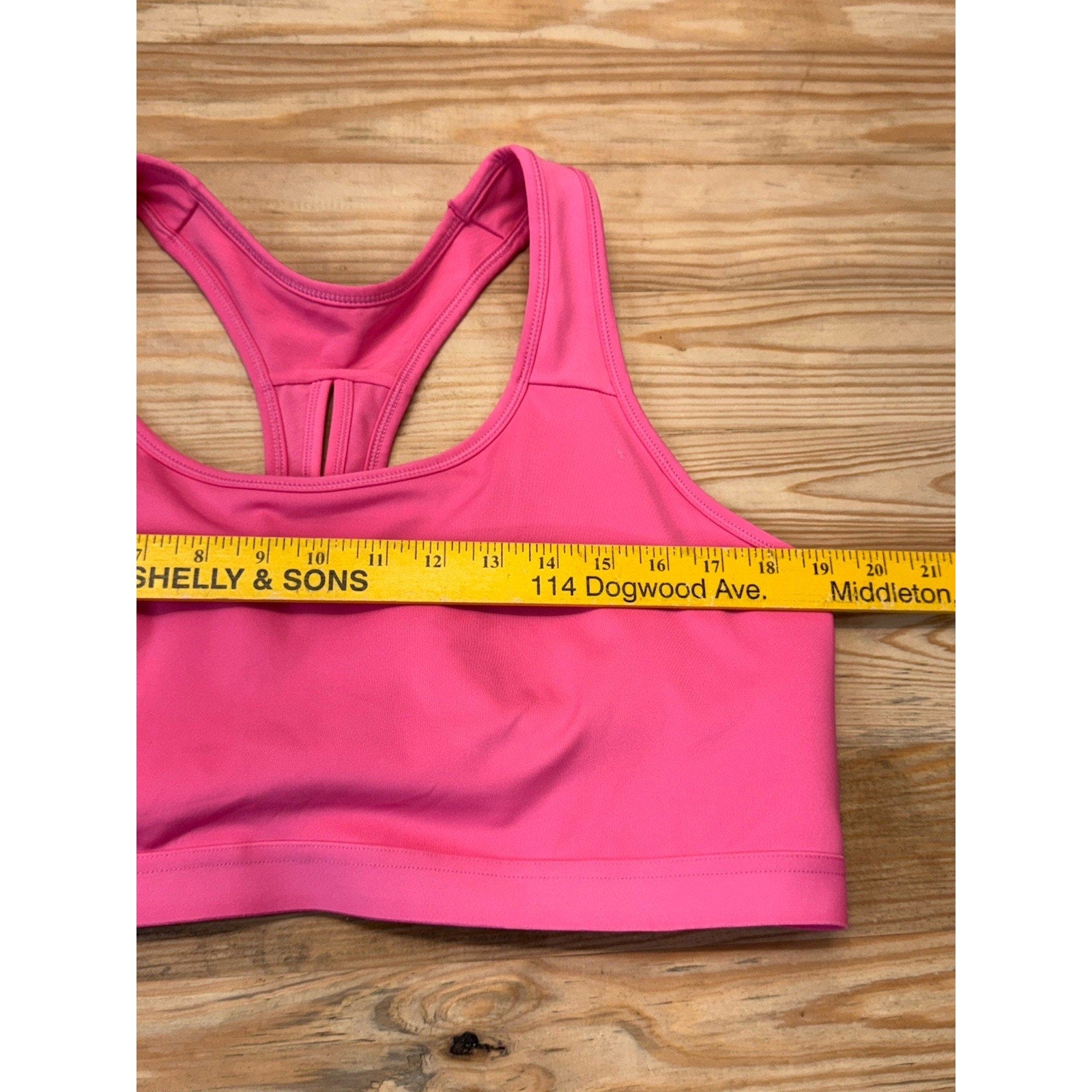 AVIA Women Ventilated Molded Cup Bra Size XXL (22) Hot Pink Hook Loop Closure